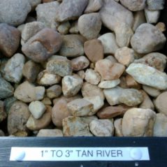 Tan River 1″ – 3″