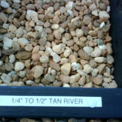 Tan River 1/4″ – 1/2″